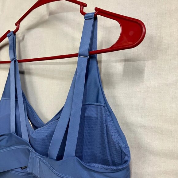 All in Motion Women's Size M Blue Medium Support Effortless Support Bra Sports - Picture 6 of 10